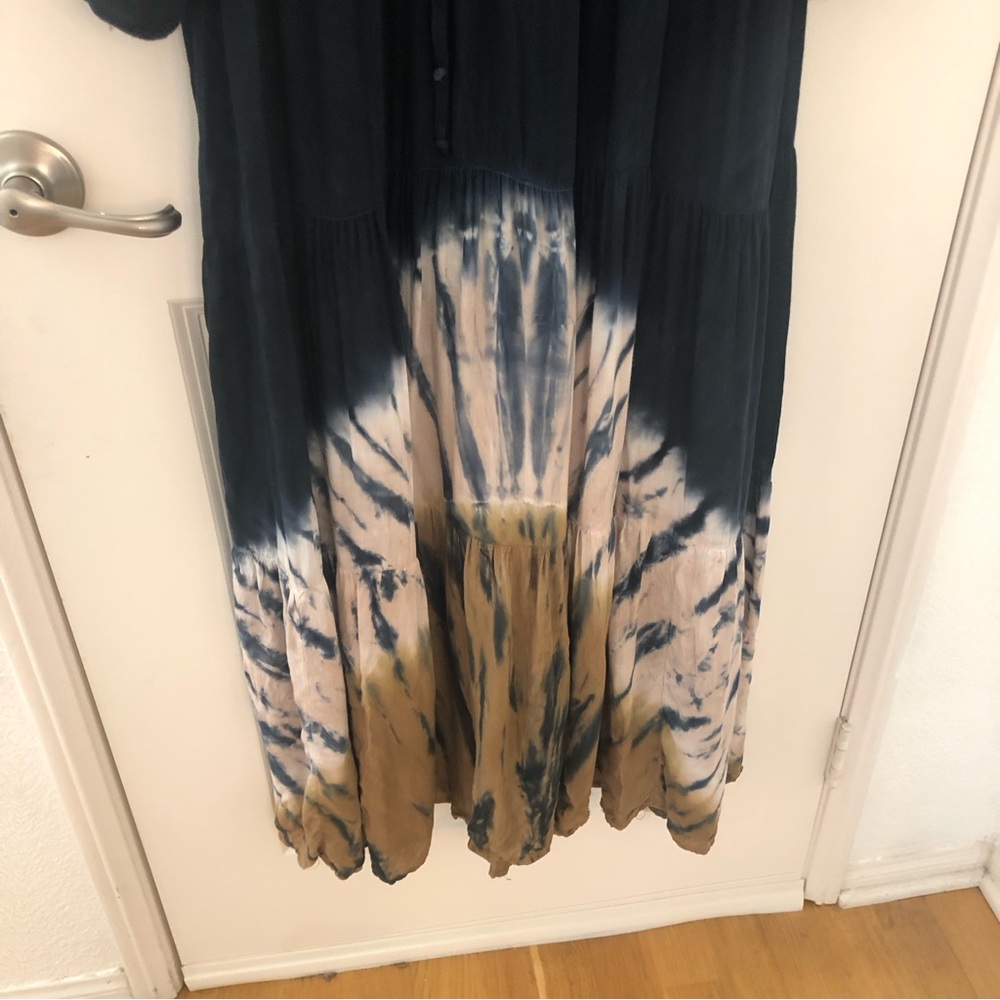Young fabulous broke dawn tie dye maxi dress size XS flowy relaxed Bohemian - Picture 3 of 13